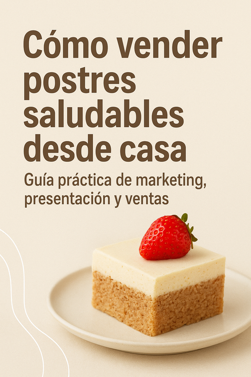 Como Vender Postres Saludables desde Casa ,con inversión mínima(Guía Práctica de marketing , Presentación y Ventas)