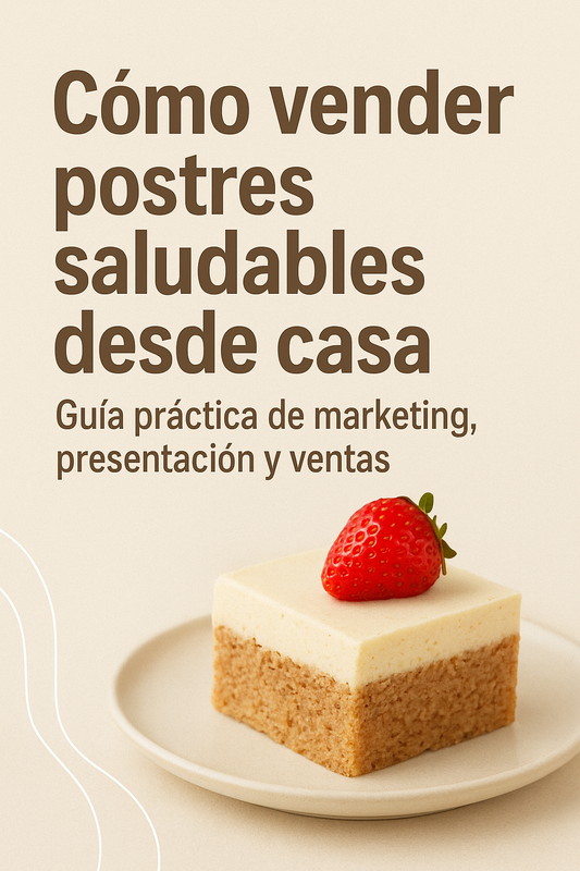 Como Vender Postres Saludables desde Casa ,con inversión mínima(Guía Práctica de marketing , Presentación y Ventas)